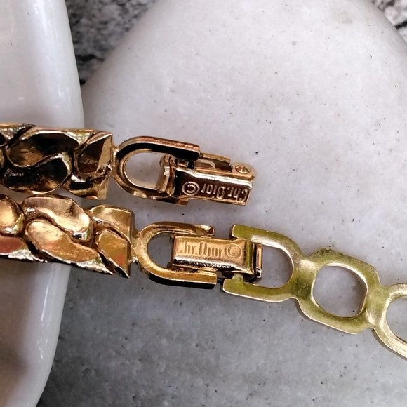 1980's Christian Dior Signed Collar Necklace - Picture 9 of 10